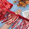 10 Yards Polyester Tassel Lace Ribbon DIY-WH0430-569A-3