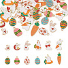 48Pcs 12 Style Alloy Enamel Pendants ENAM-TA0001-31-2