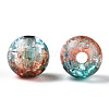 Transparent Crackle Acrylic Beads CACR-N002-14A-2