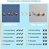 Unicraftale 304 Stainless Steel Stud Earring Findings STAS-UN0007-86G-5