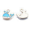 Alloy Enamel Charms X-ENAM-S115-037D-2