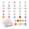 400Pcs 8 Style Acrylic Beads TACR-PJ0001-02-1