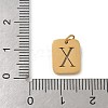 304 Stainless Steel Charms STAS-R001-01G-X-3