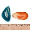 Natural Agate Slices Pendants G-G517-M24-2