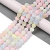 Macaron Color Natural Selenite Beads Strands G-Q162-A01-02B-02-2