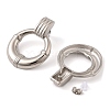 304 Stainless Steel Stud Earrings STAS-Z101-14P-2