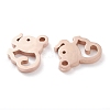 Ion Plating(IP) 304 Stainless Steel Charms STAS-Y002-12RG-2