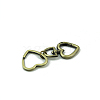 Heart Alloy Split Key Rings PURS-PW0007-08AB-1