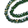 Electroplate Glass Beads Strands EGLA-A034-T1mm-B28-3