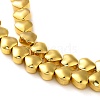 Electroplate Glass Beads Strands EGLA-H109-12F-01-3