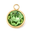 Birthstone Theme August 304 Stainless Steel Pendants STAS-K239-01G-A08-1