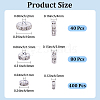 520Pcs Brass Rhinestone Spacer Beads RB-PA0001-07A-2