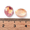 Electroplate K9 Glass Rhinestone Cabochons RGLA-M016-D01-AM-4