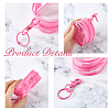 7Pcs 7 Colors Oval Transparent PVC Packaging Bags DIY-FH0007-66-3