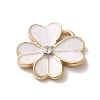 Flower Alloy Enamel Pendants ENAM-A007-04KCG-06-2