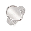 Non-Tarnish 304 Stainless Steel Cuff Ring Components LS-STAS-G341-01P-1