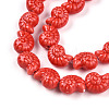 Handmade Porcelain Beads Strands PORC-I028-02H-3