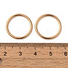 Zinc Alloy Round Rings IFIN-WH0052-50RG-2