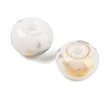 Opaque Spray Painted Glass Beads X1-GLAA-G118-01K-2