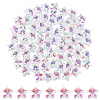 80Pcs Transparent Faceted Glass Connector Charms GLAA-SP0001-88F-02-8