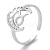 304 Stainless Steel Constellation Rings for Women RJEW-U024-01P-07-1