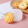 Round Cookies DIY Food Grade Silicone Fondant Molds PW-WG82670-02-1