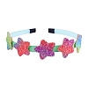 Star Candy Color Sequin Cloth Hair Bands PW-WG0EBFC-03-1