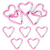 5Pcs Zinc Alloy Spring Gate Rings FIND-TA0009-73M-1