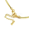 Rack Plating Brass & ABS Plastic Pearl Beads Bowknot Pendant Necklaces NJEW-C059-05G-3