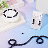 1 Strand Natural Shungite Beads Strands G-TA0003-34B-6
