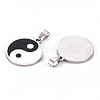 201 Stainless Steel Enamel Pendants STAS-S110-077A-2