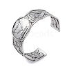 Constellation Alloy Open Cuff Bangles for Women Men BJEW-C064-01AS-01-1