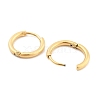 Ion Plating(IP) Frosted 304 Stainless Steel Huggie Hoop Earrings for Women EJEW-C096-32D-G-2