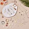 DIY Natural Shell Charm Earring Making Kit DIY-SZ0009-40-5