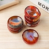 Natural Red Agate Demagnetizing Bowl Display Decorations PW-WG14B5A-01-4