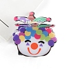 Cartoon Clown PVC Claw Hair Clips PW-WG11229-02-1