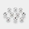 6-Petal Tibetan Style Alloy Flower Bead Caps TIBE-S220-P-RS-2