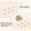 60Pcs 6 Style 304 Stainless Steel Stud Earring Findings STAS-DC0010-11-4