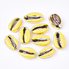 Electroplated Cowrie Shell Beads SSHEL-T008-11G-07-1