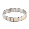 304 Stainless Steel Stretch Bracelets BJEW-U015-03G-01-4