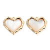 Natural Freshwater Shell Pendants KK-Q806-01G-1