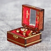 Wood Jewelry Box Miniature Ornaments PW-WG326D2-01-3