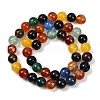 Natural Agate Beads Strands G-B171-B04-8mm-3