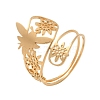 304 Stainless Steel Adjustable Cuff Rings RJEW-Z090-01G-4