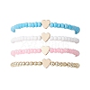 4Pcs Glass Beaded Stretch Bracelets for Women BJEW-JB11504-3