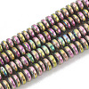 Electroplate Non-magnetic Synthetic Hematite Beads Strands G-N0318-01-2