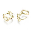 Brass Hoop Earrings EJEW-S201-245G-4
