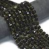 Natural Golden Obsidian Beads Strands G-K389-A46-01-2