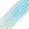 Transparent Glass Beads Strands GLAA-L045-01B-02-2