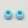 Opaque Acrylic European Beads SACR-Q112-04-1